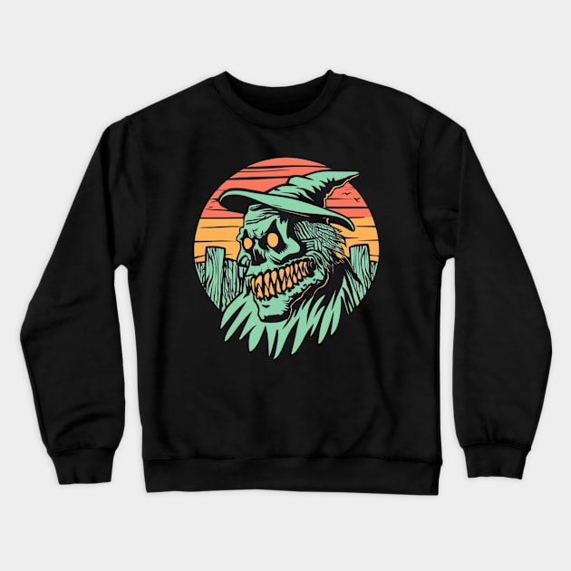 Creepy Monster Artwork Crewneck Sweatshirt by Abeer Ahmad